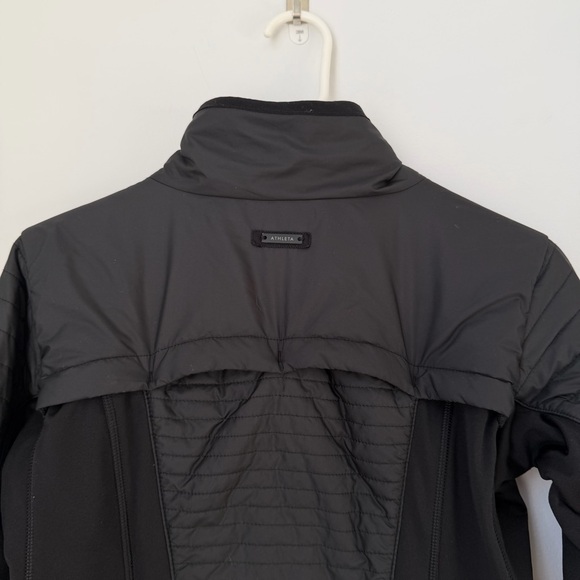 Athleta Black Sprinter Jacket Puffer Size Small - Picture 9 of 13